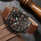 🕰️ 5pcs Men’s Fashion Quartz Watch & Bracelet Set – Sleek Style for the Modern Gentleman 💼✨