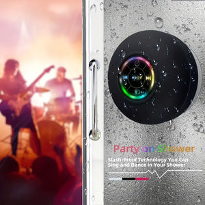 ðŸŽµ Mini LED Bathroom Speaker â€“ Splash-Proof Sound, Big Vibes!
