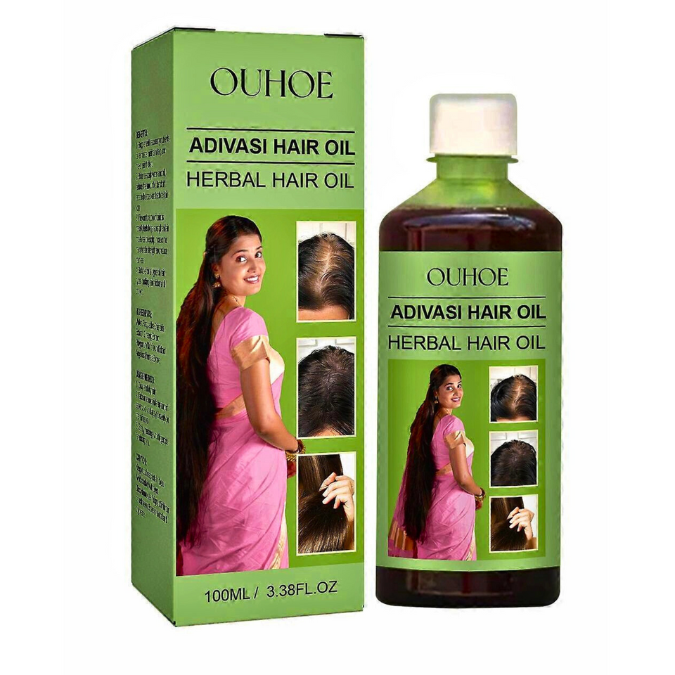 âœ¨ OUHOE Adivasi Herbal Hair Oil â€“ Natural Hair Growth Remedy | Stops Hair Fall & Boosts Thickness ðŸŒ¿