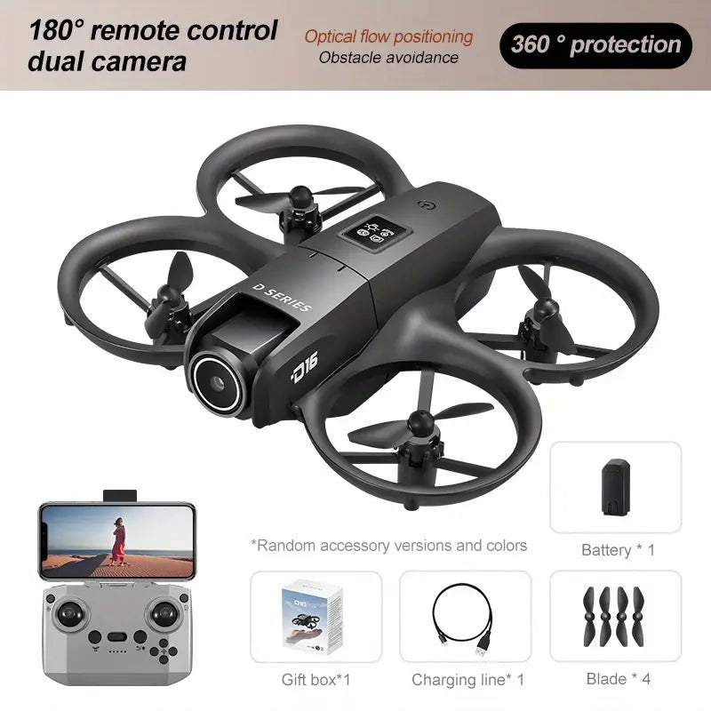📷✨ 2025 New D16 Dual Camera HD Drone – Fly Smarter, Capture Sharper! 🚁