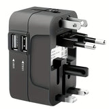 ðŸ”Œ Universal Travel Adapter with Surge Protection â€“ All-in-One International Plug Converter for 150+ Countries â€“ Smart Charging & Surge Guard