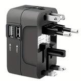 ðŸ”Œ Universal Travel Adapter with Surge Protection â€“ All-in-One International Plug Converter for 150+ Countries â€“ Smart Charging & Surge Guard
