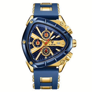 ⌚ LIGE Sport Watch for Men & Women – Stylish Analog Display with Date Calendar & Silicone Strap 💫