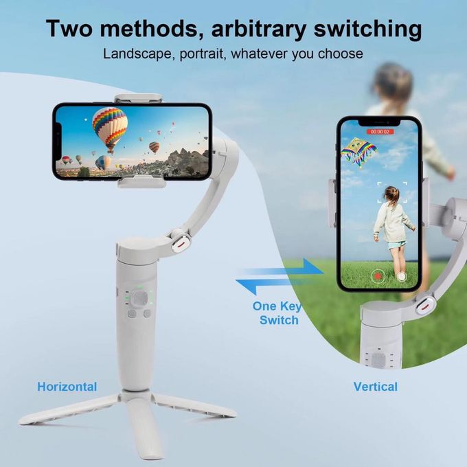Wireless Multifunction Foldable Handheld Phone Gimbal