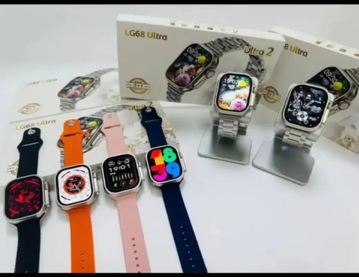 LG68 ULTRA 2 SMART WATCH WITH METAL STRAP