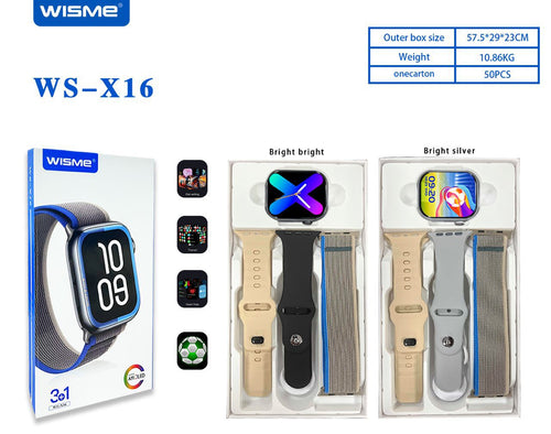 WISME WS X16 3 IN 1 SMART WATCH