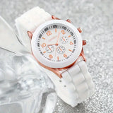 âŒšâœ¨ Elegant Women's Quartz Watch + 4-Piece Jewelry Set ðŸ’ŽðŸŒŸ | Perfect Gift Combo ðŸŽðŸ’–