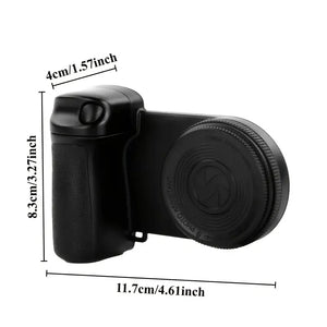 Magnetic Phone Camera Handle â€“ 360Â° Rotating, Self-Lighting, and Remote-Controlled!