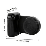 Magnetic Phone Camera Handle â€“ 360Â° Rotating, Self-Lighting, and Remote-Controlled!