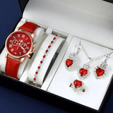 💖 Complete 5-in-1 Gift Set for Women – Timeless Elegance with a Sparkle of Love+ giftbox