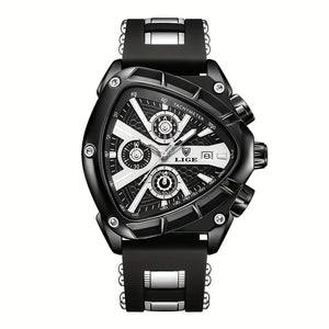 ⌚ LIGE Sport Watch for Men & Women – Stylish Analog Display with Date Calendar & Silicone Strap 💫