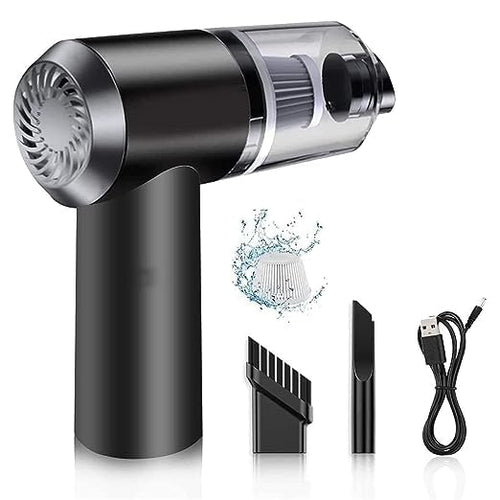 🚗 3-in-1 Portable Car Vacuum Cleaner – Suction, Inflation & Light | Compact & Powerful 💨🔦