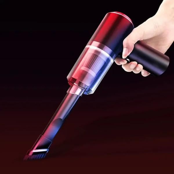 🚗 3-in-1 Portable Car Vacuum Cleaner – Suction, Inflation & Light | Compact & Powerful 💨🔦