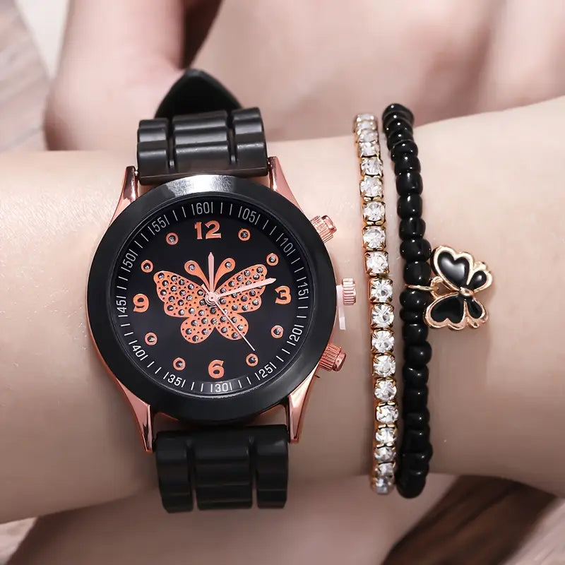 â±ï¸ Stylish Couple Watch Set + Magnetic Heart Necklace â€“ A Perfect Gift for Love & Friendship ðŸ’–