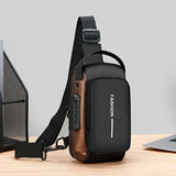 ðŸ§³ Anti-Theft Waterproof Sling Bag with USB Charging Port â€“ Sleek, Secure & Smart Carry for Everyday Life