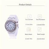 ⌚✨  LED Silicone Watch – Trendy Bling Timepiece for Birthdays & Christmas 🎁🎄
