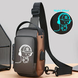 ðŸ§³ Anti-Theft Waterproof Sling Bag with USB Charging Port â€“ Sleek, Secure & Smart Carry for Everyday Life