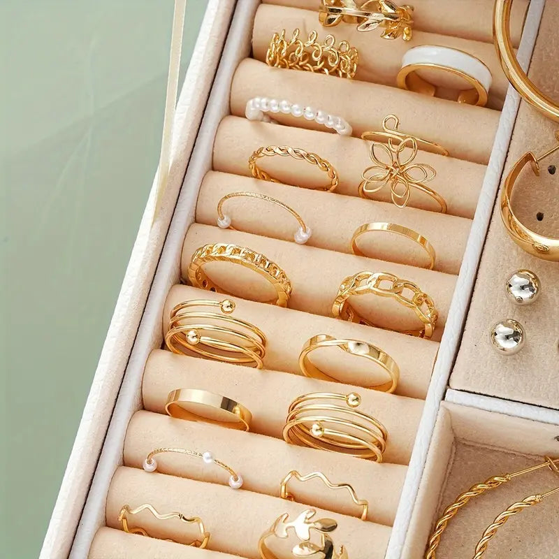 💎✨ 86-Piece Premium Jewelry Set for Women & Girls – Necklaces, Earrings, Rings & More! 👑💫