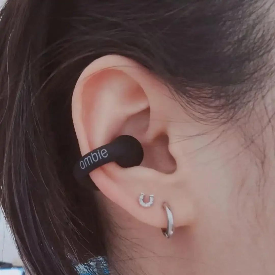 Earbud | Silicone Cover | Sound Earcuff  Black & White