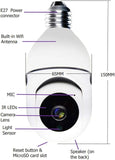 Bulb Indoor PTZ Wifi IP Camera