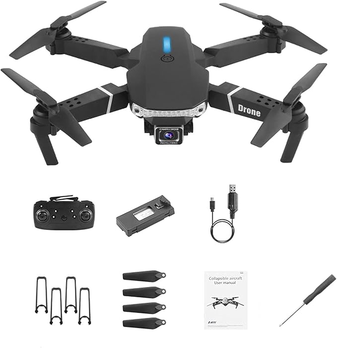 âœˆï¸  E88 & E99 Foldable 4K Dual-Camera Drones with WiFi FPV â€“ Beginner-Friendly Aerial Photography KitðŸš