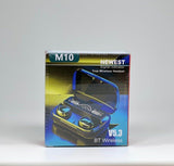 New M10 TWS Immersive Wireless Earbuds with Wireless Charging Case