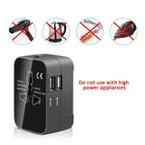 ðŸ”Œ Universal Travel Adapter with Surge Protection â€“ All-in-One International Plug Converter for 150+ Countries â€“ Smart Charging & Surge Guard