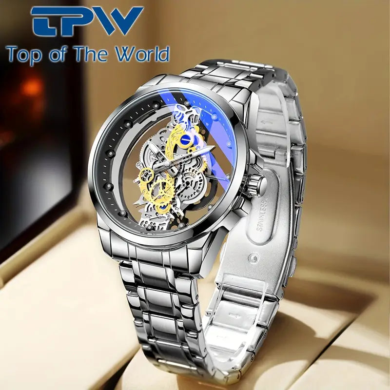 ðŸ•°ï¸ TPW Elegant Men's Quartz Watch â€“ Durable Steel Strap | Timeless Design | Everyday Class ðŸŽ