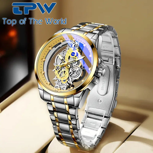 ðŸ•°ï¸ TPW Elegant Men's Quartz Watch â€“ Durable Steel Strap | Timeless Design | Everyday Class ðŸŽ