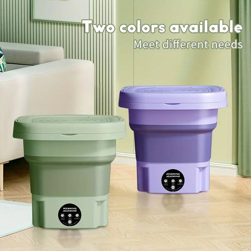 Compact Foldable Mini Washing Machine â€“ Perfect for Baby Clothes, Underwear & Travel Use