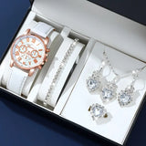 💖 Complete 5-in-1 Gift Set for Women – Timeless Elegance with a Sparkle of Love+ giftbox