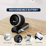 Fan â€“ 5-Speed Foldable USB Rechargeable Mini Fan with 3600mAh Battery | Up to 10H Runtime