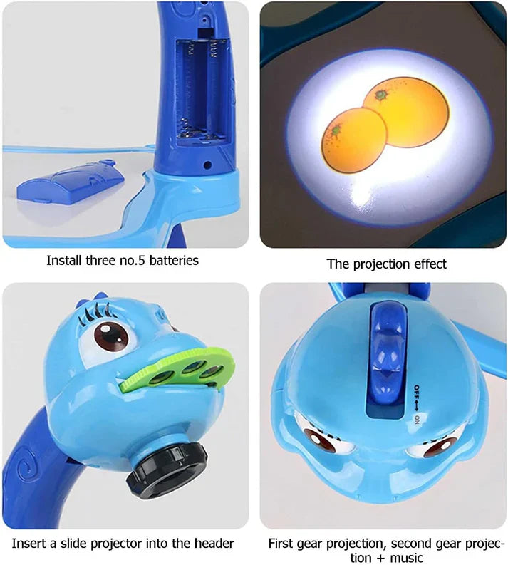 ðŸŽ¨ Dino Projector Painting Table for Kids â€“ Fun, Creative & Educational!