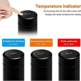 LED Temperature Display Water Bottle