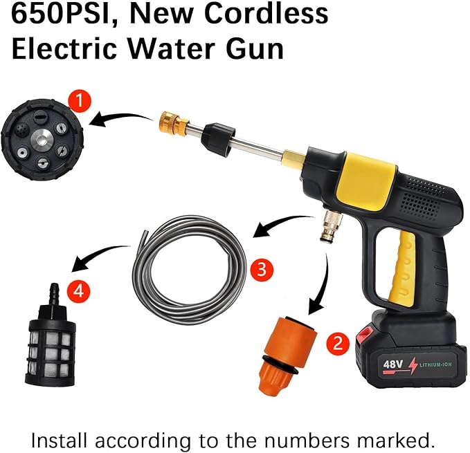 Power Clean Proâ„¢ Cordless Cleaning Gun â€“ Double Battery, Maximum Power!