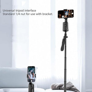 360Â° Smart Face Tracking Car Tripod â€“ Your Personal Cameraman On the Go!