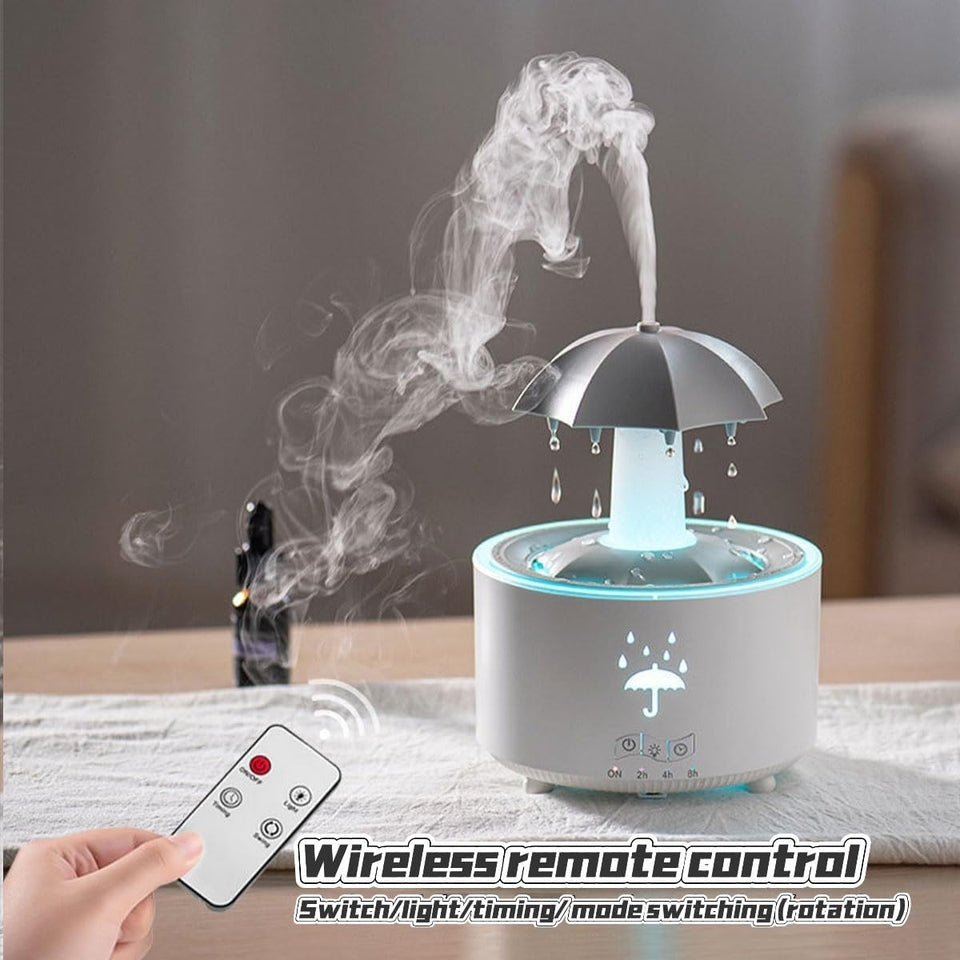 🌧️💨 V88 Umbrella Humidifier with Magical Rain Effect – Refresh Your Space in Style! 🌂✨
