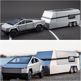 Cyber Tesla Pickup Trailer RV Model Kit