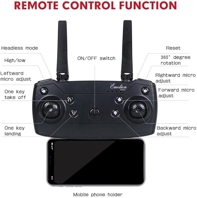 E88 Foldable Camera Drone with WiFi FPV â€“ Dual Camera, HD Aerial Photography, Altitude Hold & One-Key Return