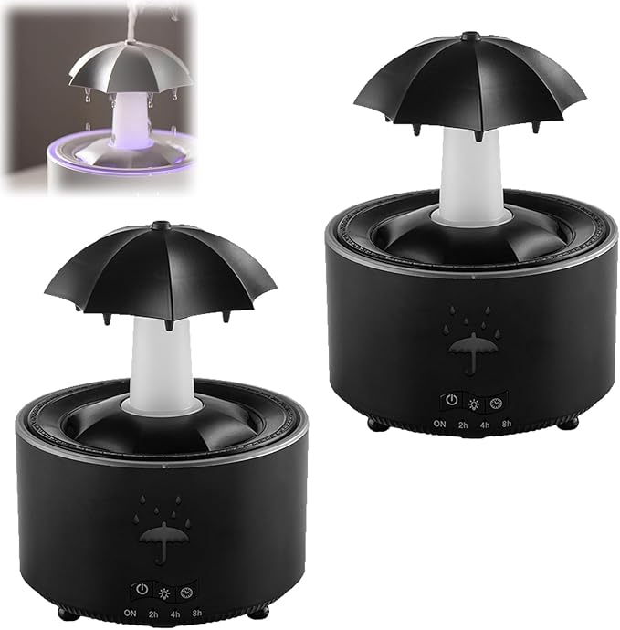 🌧️💨 V88 Umbrella Humidifier with Magical Rain Effect – Refresh Your Space in Style! 🌂✨