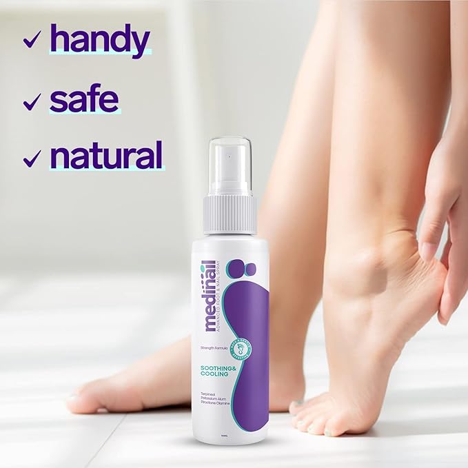 ðŸ¦¶ Medinail Advanced Antifungal Foot & Nail Spray â€“ Soothing & Cooling Treatment for Athleteâ€™s Foot, Nail Fungus, and Odor Control â€“ 100ml