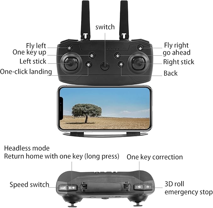âœˆï¸  E88 & E99 Foldable 4K Dual-Camera Drones with WiFi FPV â€“ Beginner-Friendly Aerial Photography KitðŸš
