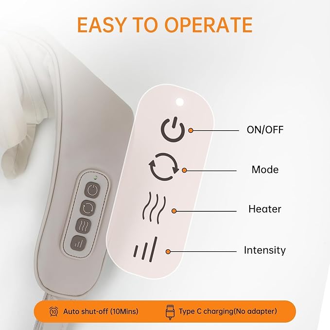 ⚡ Portable Neck & Shoulder Massager | Pain Relief, Relaxation & Stress Therapy