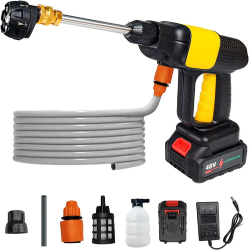 Power Clean Pro™ Cordless Cleaning Gun – Double Battery, Maximum Power!