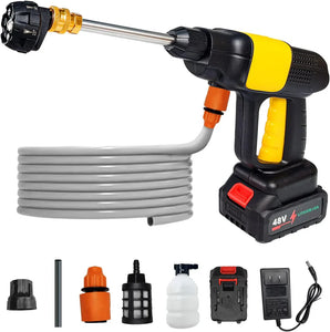 Power Clean Pro™ Cordless Cleaning Gun – Double Battery, Maximum Power!