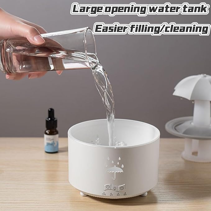 🌧️💨 V88 Umbrella Humidifier with Magical Rain Effect – Refresh Your Space in Style! 🌂✨