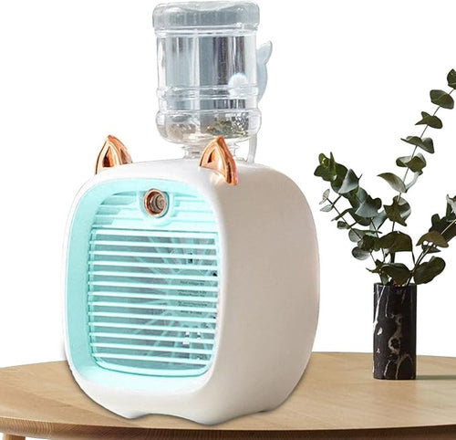 ❄️ Spray Cooling Fan – Beat the Heat with a Refreshing Mist! 🔋💨