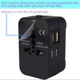 ðŸ”Œ Universal Travel Adapter with Surge Protection â€“ All-in-One International Plug Converter for 150+ Countries â€“ Smart Charging & Surge Guard