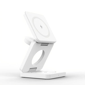 🔋 3-in-1 Magnetic Foldable Wireless Charger – Fast Charging for All Your Devices! 📱⌚🎧