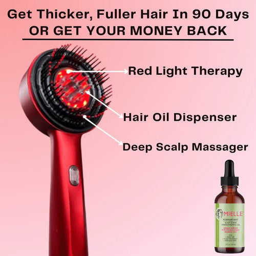 Electric brush with oil